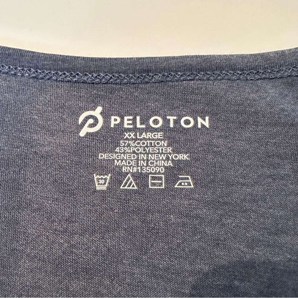Peloton Tie Dye Tank Top Blue - XXL - Picture 4 of 7